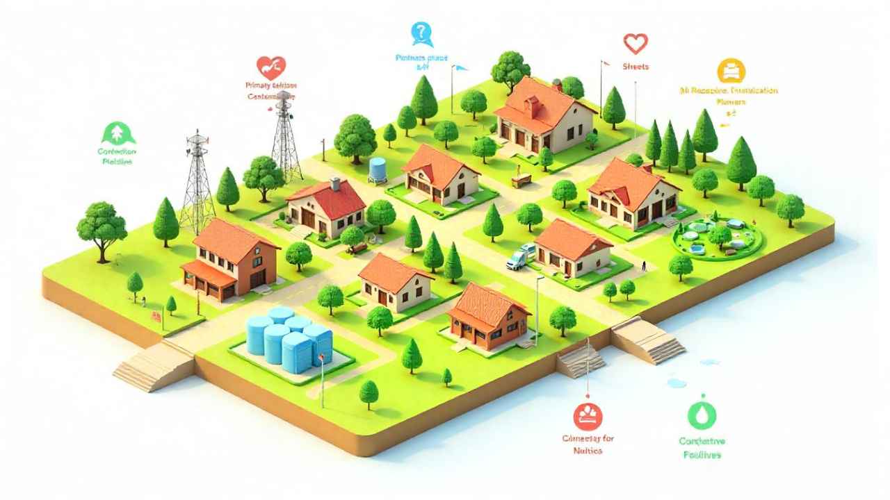 Village Amenities for Ahmadabad District of Gujarat, 2011